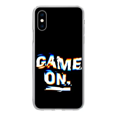 Produktbild von MuchoWow® Handyhülle Schutzhülle Hülle für iPhone X Spiele - Spiel - Zitat Silikon Softcase Handy Hülle - Handyhülle