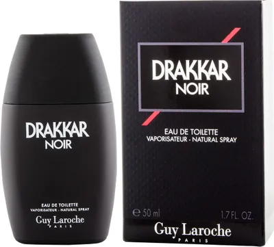 Produktbild von Guy Laroche Drakkar Noir 50 ml, Männer, Basil (herb),Lavender,Lemon,Mint,Verbena, Coriander,Juniper berries, Zeder, Oakmoss, Patchouli, Cedar,Oakmoss,Patchouli