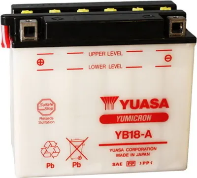 Productafbeelding van YUASA loodaccu zonder zuurpakking - YB18-A