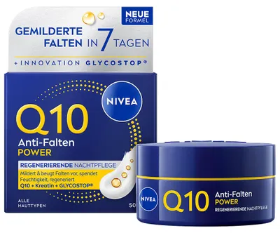 Produktbild von NIVEA Q10 Anti-Falten POWER Nachtpflege 50 ml