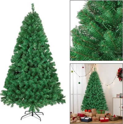 Immagine prodotto di Jayseuw 180 cm Albero di Natale artificiale con 770 punte aghi in PVC Supporto in metallo e sistema pieghevole Albero di Natale verde