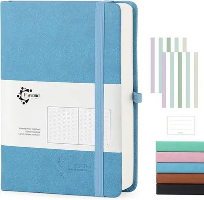 Image de Carnet - Idéal pour prendre des notes - Un exemplaire - Bleu - Papier - Format A5