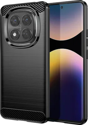Immagine prodotto di Avizar, cover per Xiaomi Redmi Note 14 Pro e 14 Pro Plus in silicone, nero