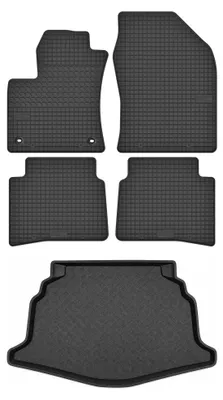 Produktbild von Gummimatten + Kofferraumwanne für Toyota Corolla XII E21 ab 2019 (Schrägheck) – Schwarz, passgenau – Wielganizator