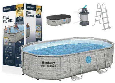 Obrázek produktu pro Rámový bazén 427 x 250 x 100 cm Bestway 56946