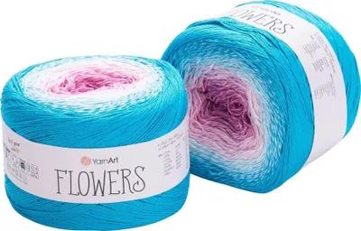 Zdjęcie produktu dla Yarn Art Flowers 294 Blue Purple Przędza dziewiarska