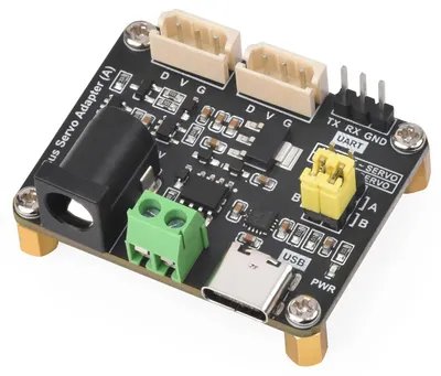 Produktbild von Waveshare Serielle Bus-Servo-Adapterplatine: 253 ST/SC-Serie Steuerung, für Roboterarm & Hexapod