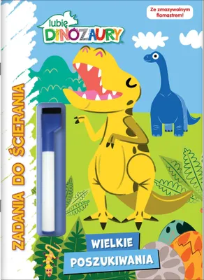 Immagine prodotto di Lubię dinozaury. Zadania do ścierania część 2 - praca zbiorowa