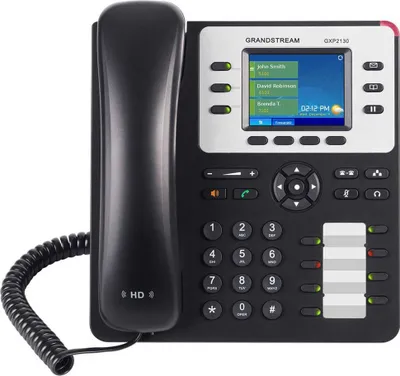 Produktbild von Grandstream GXP 2130 Telefon, Farbdisplay, Rufnummernanzeige, Video-Telefonie, Ethernet