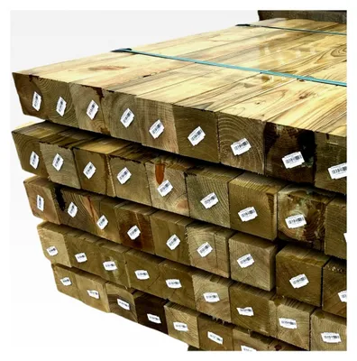 Produktbild von KDI Zaunpfähle Zaunpfosten Vierkantpfosten Kantholz Holzpfosten Palisade Pfosten in unterschiedlichen Dimensionen und Längen
