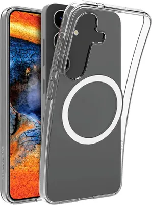 Productafbeelding van dbramante1928 Greenland Pro - Achterkantbescherming voor mobiele telefoon - compatibel met MagSafe - kunststof - transparant - voor Samsung Galaxy S25