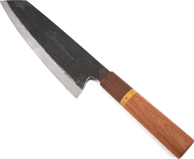Produktbild von handgeschmiedetes Bunka oder Chef Kochmesser gehärtet mit 19cm Klinge