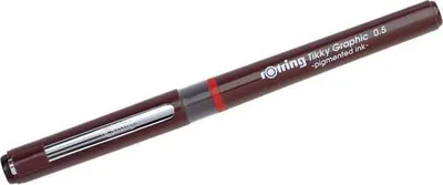Zdjęcie produktu dla ROTRING cienkopis z fibrową końcówką Tikky Graphic 0,5 mm czarny 1 szt
