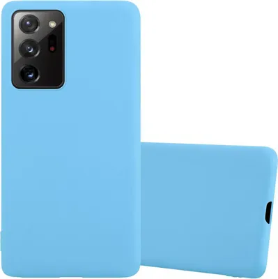 Produktbild von Cadorabo Hülle für Samsung Galaxy NOTE 20 PLUS Schutzhülle in Blau Handyhülle TPU Silikon Etui Case Cover
