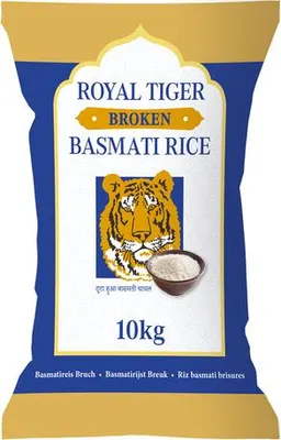Produktbild von Royal Tiger Basmatireis Bruch, 10kg, gebrochener Basmati-Reis aus Pakistan