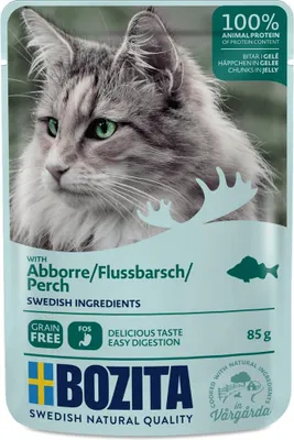 Immagine prodotto di Bozita 85gx12 Feline Häppchen in Gelee Barsch