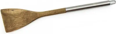 Obrázek produktu pro Špachtle Fackelman 30320, 35,5 cm, akácie, nerezová ocel, závěsný háček, stříbrná/hnědá