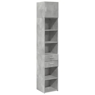 Produktbild von Hochschrank Schmal Betongrau 40x42,5x225 cm Holzwerkstoff