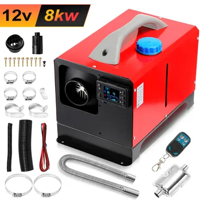 Produktbild von Peviasot Horizontale Diesel Luftheizung 8KW 12V, All-in-One 5L Tank, LCD & Fernbedienung, Standheizung für Pkw Camper LKW Wohnmobil