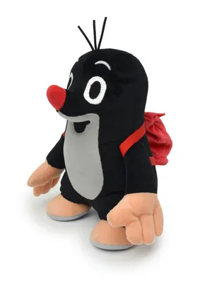 Obrázok produktu pre Plyšová hračka Krtko s batohom 21 cm čierna/červená, 45914C