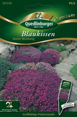 Produktbild von Blaukissen Bunte Mischung | Blumensamen von Quedlinburger