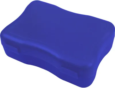 Produktbild von Brotdose "Wave" groß – BPA-freie Lunchbox mit Klickverschluss - Nachhaltige Pausenbox  Germany für Kinder in Schule & Kindergarten - trend-blau PP