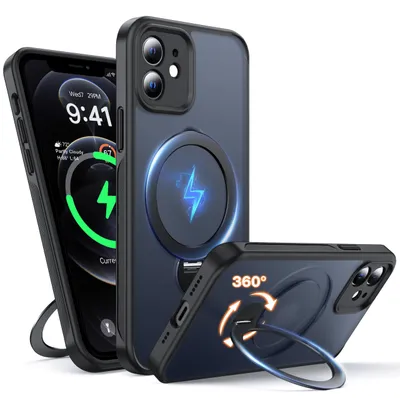 Produktbild von 360° drehbare, magnetische Handyhalterung für iPhone 12