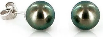 Produktbild von Ohrstecker - Silber - Tahiti Zuchtperle grau