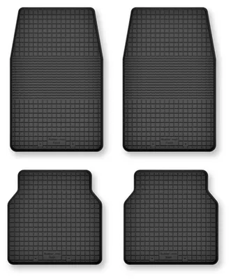 Image de Tapis de sol en caoutchouc pour Suzuki Jimny 1998-2007 (SUV) – 4 pièces, noirs, semi-universel, adapté
