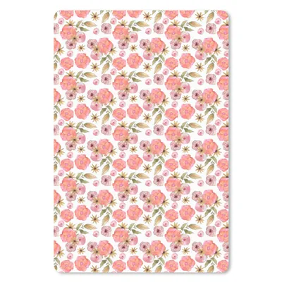Produktbild von MuchoWow® Mauspad Mousepad Blumen - Rosa - Collage 40x60 cm - Mousepads - Maus Mat - Pad - Mausunterlage - Schreibtisch Accesoire