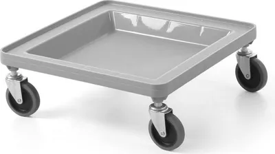 Zdjęcie produktu dla Podwozie do półek uniwersalnych 500×500 mm, AmerBox, jasnoszary, 500x500x(H)180mm