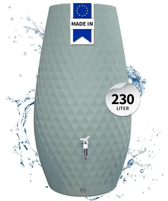 Productafbeelding van GARANTIA TRIAGON 2in1 beplantbare regenton 230 Liter agave met geïntegreerde plantenschaal, AI-gegenereerde afbeelding