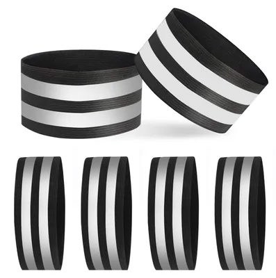 Image de Bandes réfléchissantes doubles, 6 bandes réfléchissantes, bracelet de sécurité réfléchissant