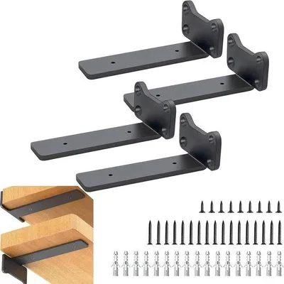 Produktbild von Wandrek aus Holz, 25,5 cm, maximaal 75 kg Tragfähigkeit