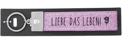 Image de Porte-clés rose en feutre - Accessoire - Cadeau
