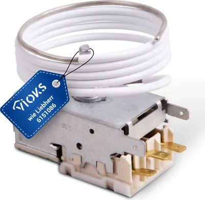 Produktbild von Kühlthermostat passend wie Liebherr 6151086 Thermostat 900mm Kapillarrohr für Kühlschrank