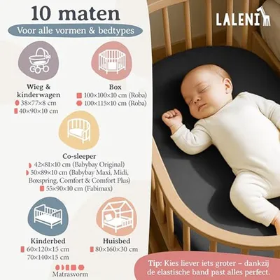 Jersey Anschlusshimmel Co-Sleeper Set von 2 | OEKO-TEX Geprüft | 100% Baumwolle | Anschlusshimmel Kinderbett und Wiege