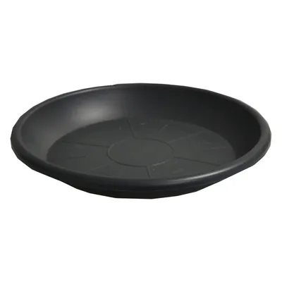 Produktbild von Blumentopf Untersetzer Rund 39cm Pflanztopf Blumenkübel Schale Kunststoff Pflanzkasten Pflanzschale Anthrazit