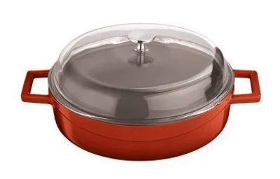 Zdjęcie produktu dla Sambonet Kasserolle 24 Gl.Dkl Ghisa Smaltata Gusseisen rot 44204R24 8014808897511