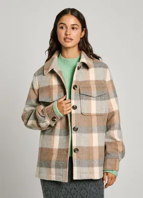 Produktbild von Pepe Jeans Cameron Jacke Beige,Grau M Frau Beige,Grau M