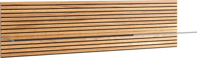 Produktbild von Wandboard - 163 x 31 cm - Eichenholz furniert - Glas
