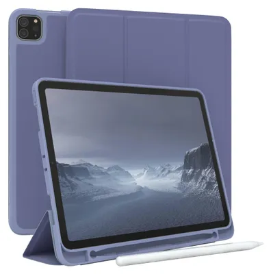 Produktbild von EAZY CASE Smartcase mit Stifthalter für Apple iPad Pro 11" (2018/2020/2021) Hülle mit Stifthalterung, Tablet Cover aufstellbar 11 Zoll in Blau