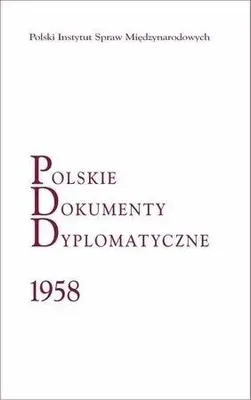 Produktbild von Polskie Dokumenty Dyplomatyczne 1958