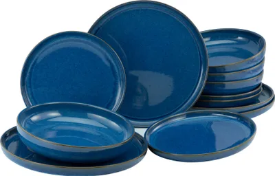 Obrázok produktu pre CreaTable, 23187, Uno Atlantico, Sada riadu 12-tlg, Steinzeug