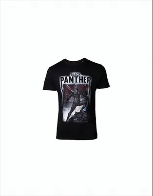 Produktbild von Bioworld Black Panther Herren T-Shirt L Schwarz