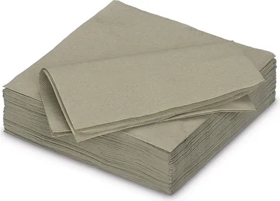 Produktbild von Servietten aus Papier 25x25cm 2-lagig 50 Stück Taupe