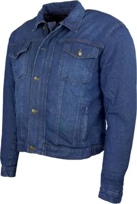 Produktbild von Roleff RO1515 Motorrad-Jeansjacke – Blau/Stonewashed, Aramidverstärkung, Protektoren & herausnehmbare Klimamembrane  Roleff Größe: 3XL,