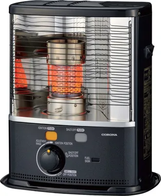 Zdjęcie produktu dla Tecno Air System CORONA RX 2485, Podłoga, Czarny, Obrotowy, 2400 W, 90 m³, 452 mm