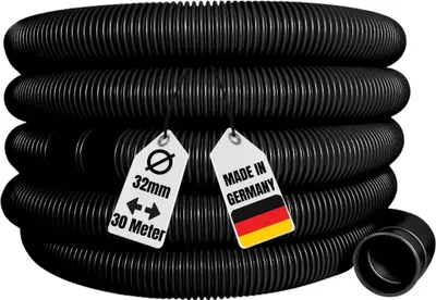 Produktbild von 30 Meter 32mm 1 1/4' Solarschlauch Poolschlauch Muffenabstand 1,5m