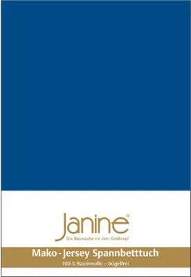 Produktbild von Janine Mako-Feinjersey, 100% Baumwolle Spannbettlaken SpB.100x200 1 teilig MAKO-FEINJERSEY 5007-272-380 royalblau